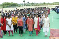 Gouthami Youth Yoga in GITAM college in Hyderabad
